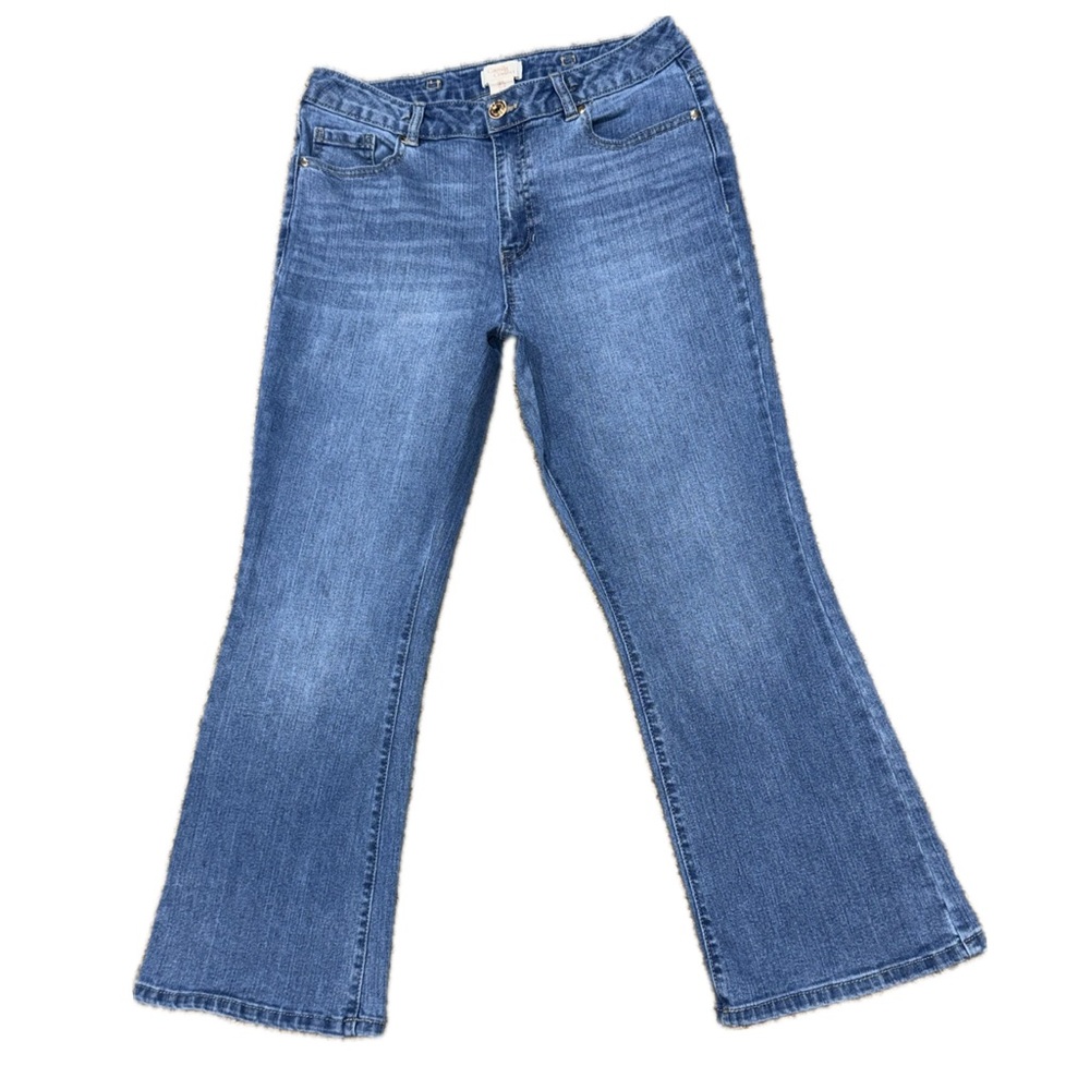 CAMILA COELHO Cropped Kick Flare Jeans Y2K | Sz 8